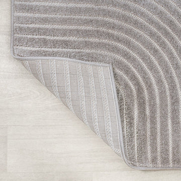 Skagen Minimalist Curve Geometric Area Rug
